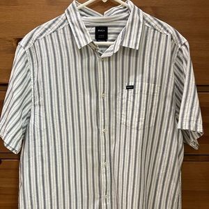 RVCA casual pin-stripe style button up